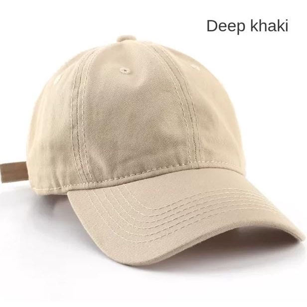 Topi Baseball Polos Original Import Bahan Rappel Realpict Fashion Cap Terbaru 2023