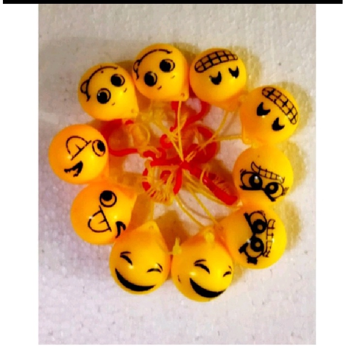 Promo Mainan Anak 1 Set Lato Lato Smile Dengan Tali Dan Pegangan