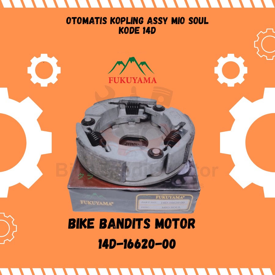 Kampas Ganda Otomatis Kopling Assy Mio Soul Fukuyama