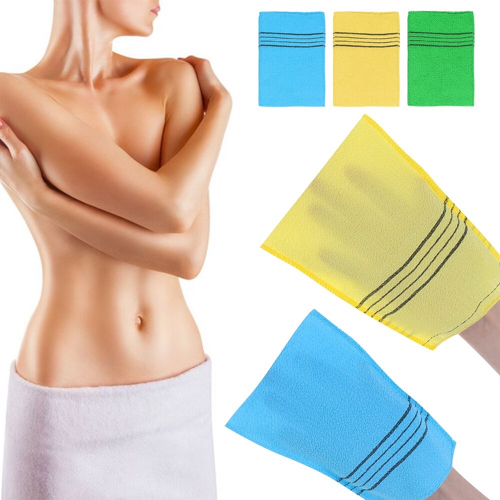 Sarung Tangan Mandi Spons Penggosok Kulit Badan Bath Glove Daki Body Scrub Spons