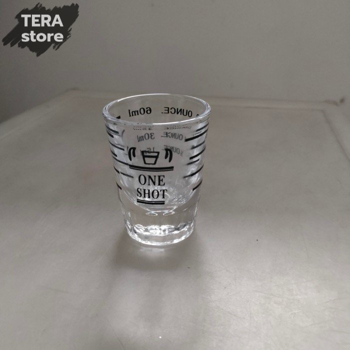 Espresso shot glass gelas sloki 60 ml 2 ounce