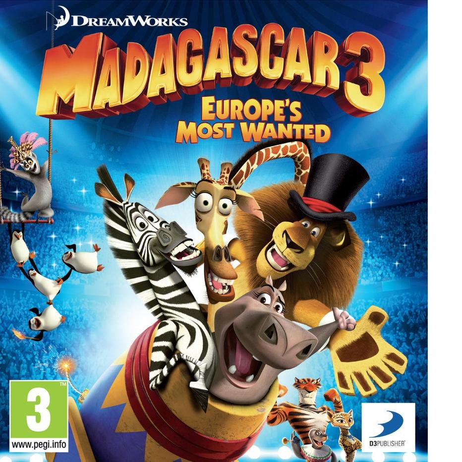 Depan1 DVD Kaset Game PS3 ISO Multiman HEN Madagascar 3 Europes Most Wanted