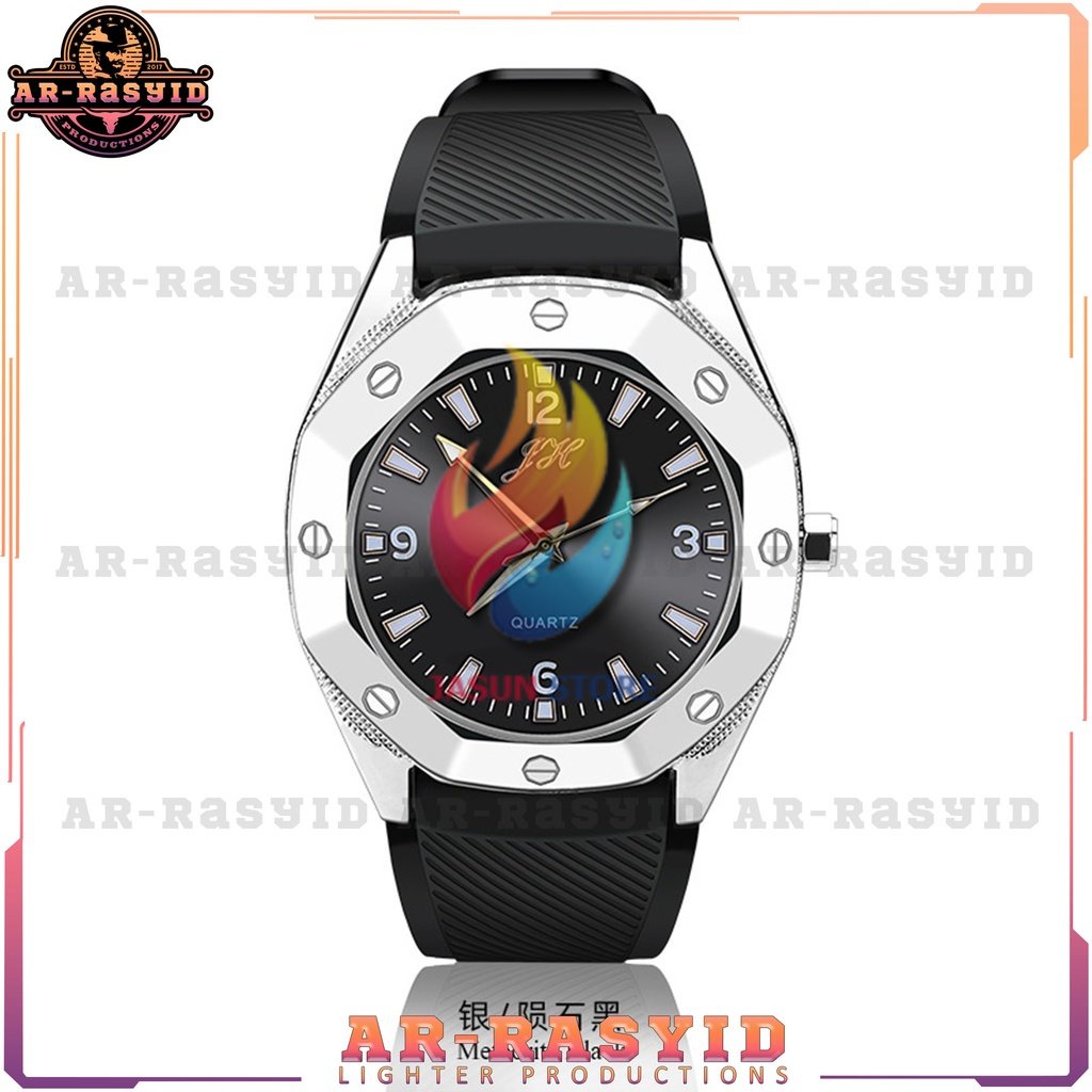 BISA COD! Korek Api USB Elektrik Jam Watch Zhauheng Lighter ZH-381 2042