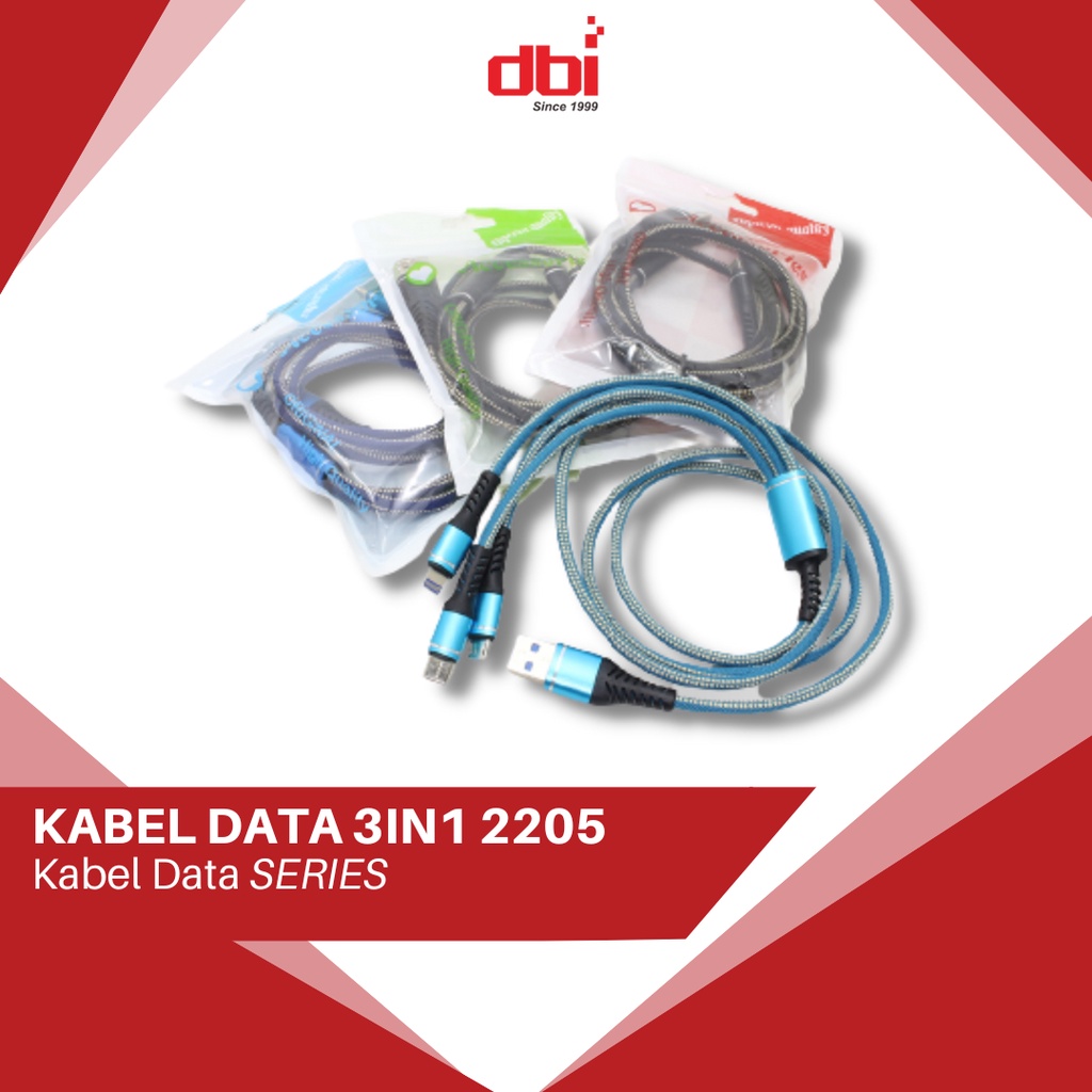 Kabel Data 3 IN 1 100CM 2205
