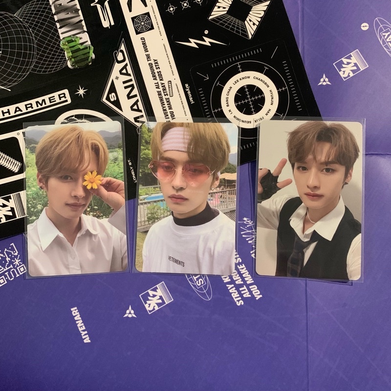 lee know set photocard official straykids noeasy ds pob jype