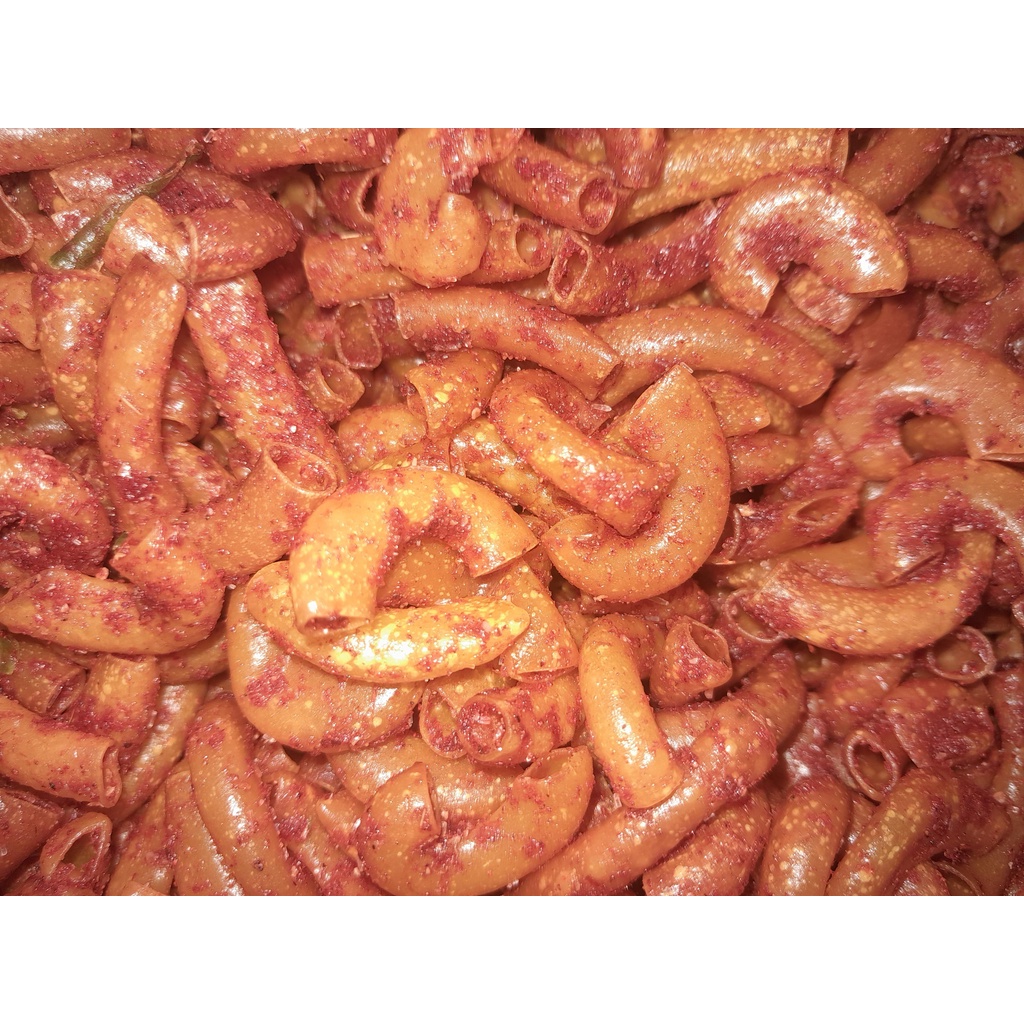 

Makaroni ektra pedas renyah kriuk