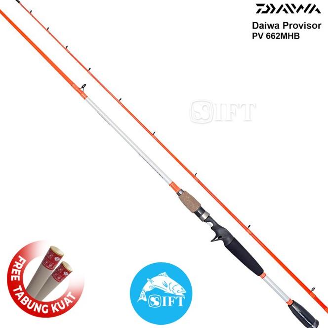 Joran Bc Daiwa Provisor | Baitcasting | 602 | 662 | 702 Mhb | Pancing