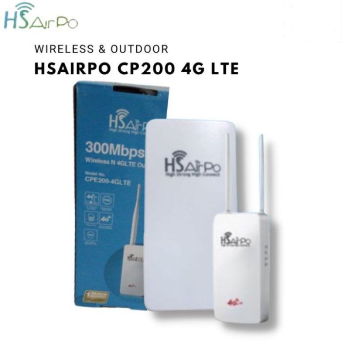 Produk Terbaru Hsairpo Cpe200 4G Lte Wireless Outdoor