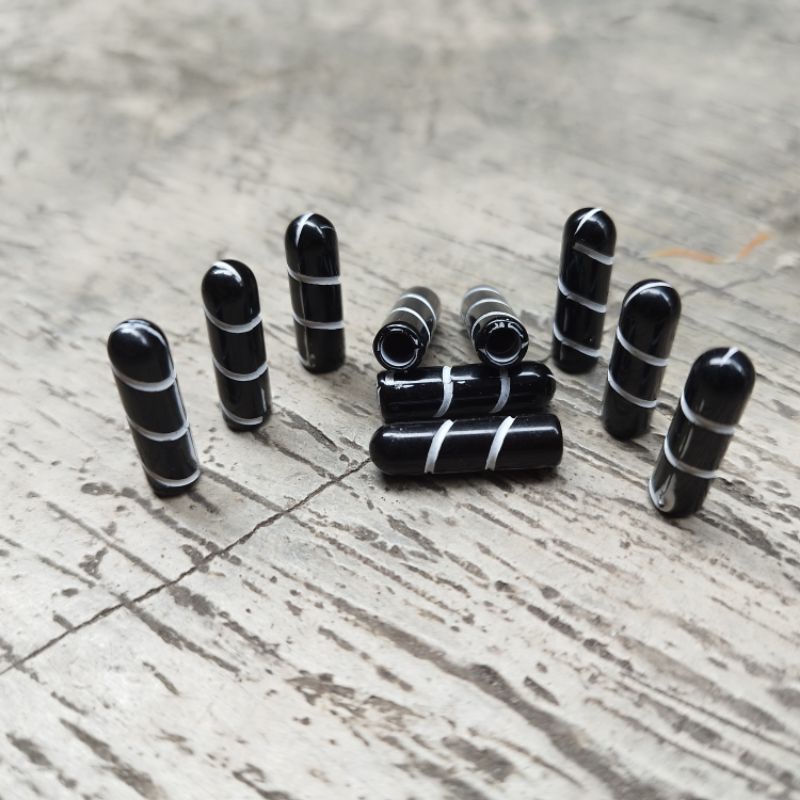 Aglet ujung tali sepatu super premium / ujung tali Hoodie / ujung tali celana / aglet super / aglets corak metalik