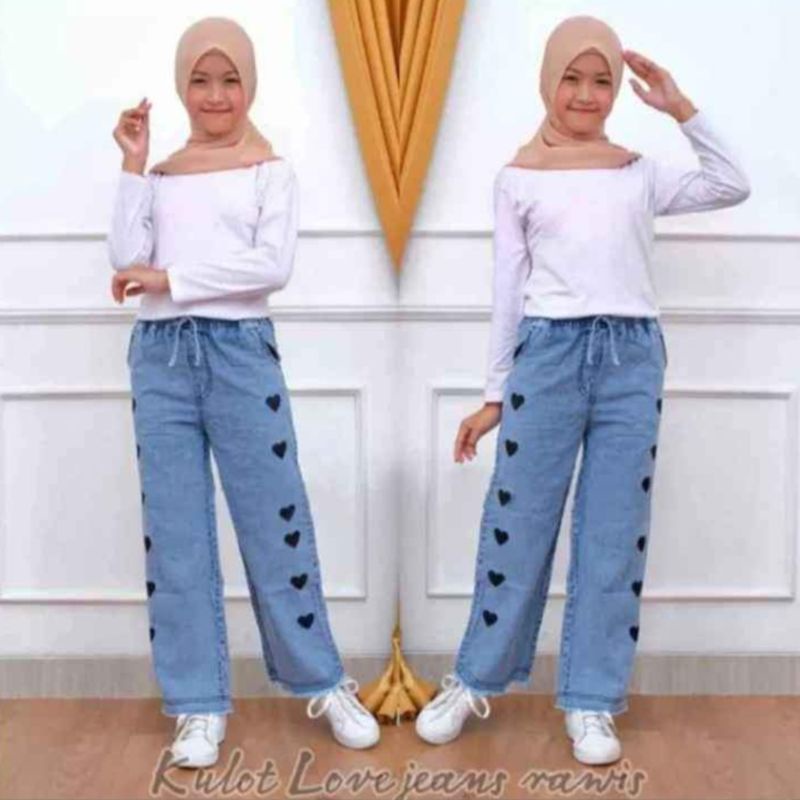 KULOT JEANS RAWIS ANAK tanggung 7-15 tahun