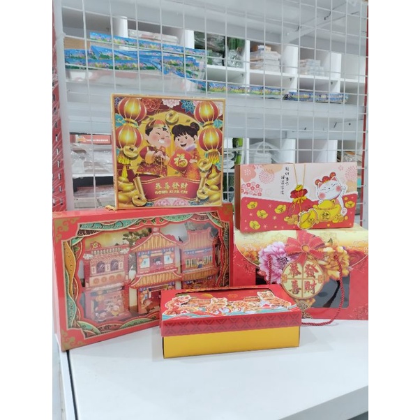 

box hampers imlek/box imlek/box hampers cny/kotak hampers imlek