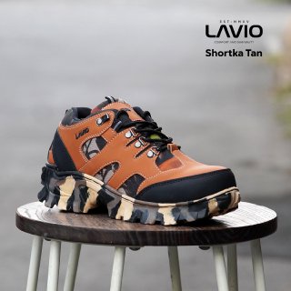 Sepatu Safety Ujung Besi Boots Pendek Boots Klasik Outdoor Gunung Touring Lavio Shortka Original