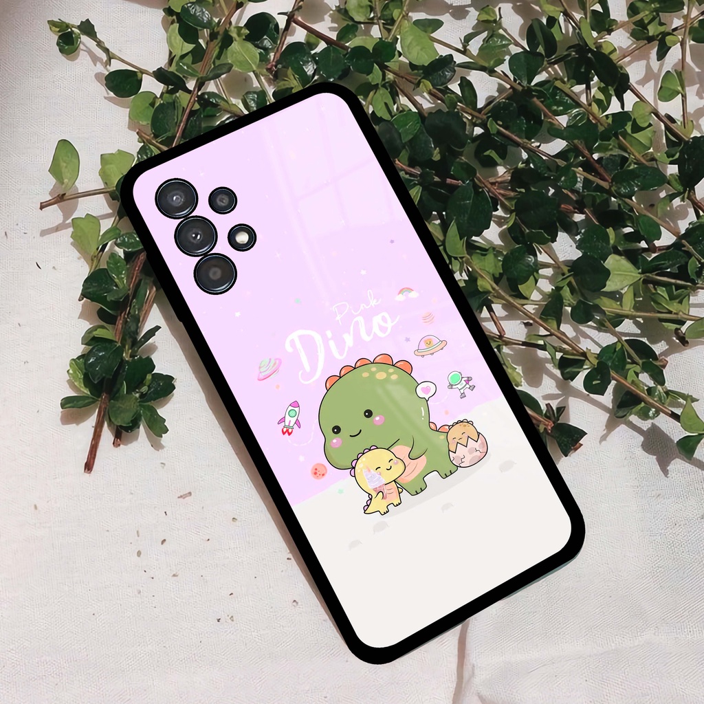 (SV92) Case Kilau Samsung A13 | A13 | Casing Hp Samsung | Pelindung Smartphone | Motif Dino Cute