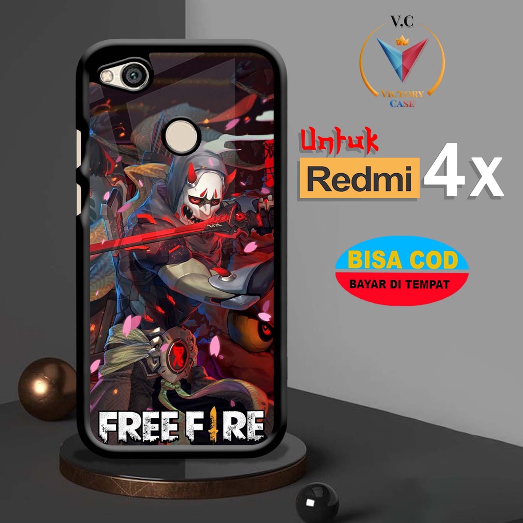 Case XIAOMI REDMI 4X  Victory Case Motif [ FF ] Case Hp Glossy Casing Hardcase Softcase Bisa cod