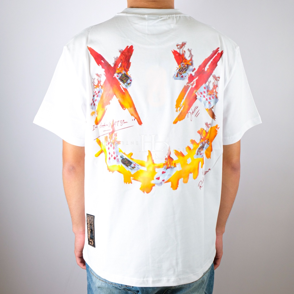 Ricky is Clown Special Edition Gambit Tearing Face Tee White 100% Original