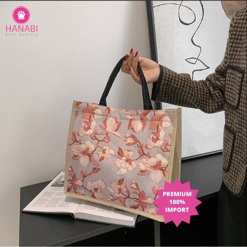 HANABI-tas totebag FIZA BAG tas wanita tas jalanjalan tas import