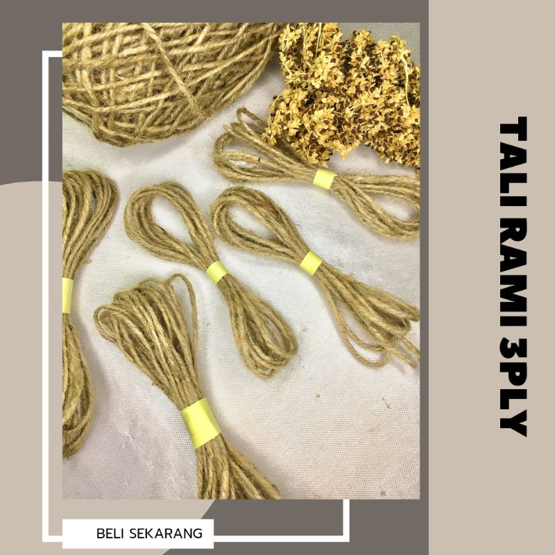 

Tali Rami / Tali Goni Ukuran 3 ply