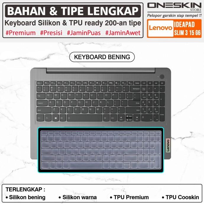 Pelindung Keyboard Protector Lenovo IdeaPad Slim 3 3i-15 15ALC6 15ITL6
