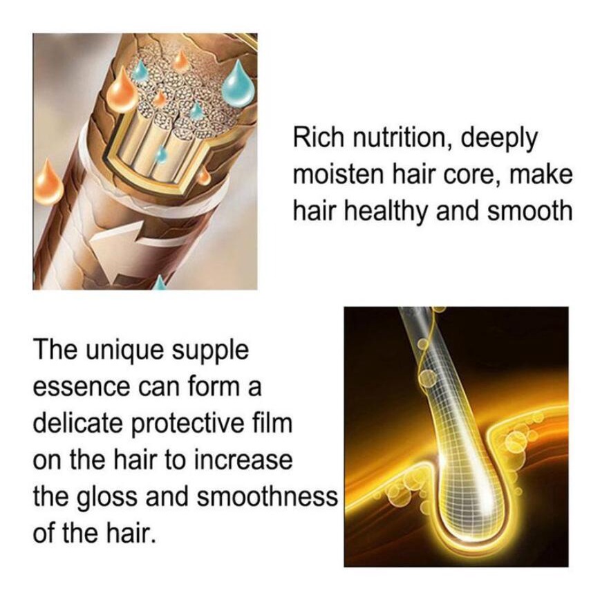 70ml Macadamia Hair Essential Oil Repair Serum Improve Dry Frizz Nourish Smooth Perm Argan Serum Absorbable Anti-loss Hair Oil