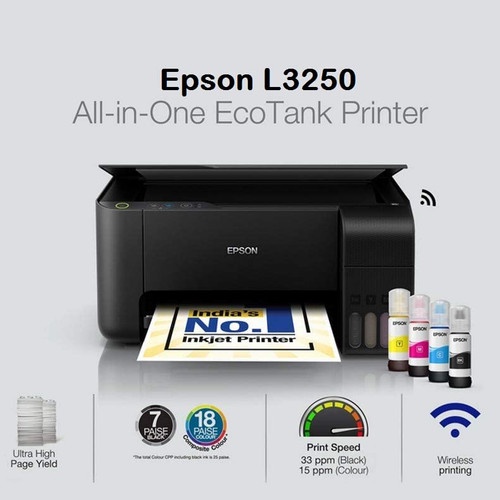 Epson Printer L3250 ( Print a4/f4, Copy, Scan A4, Wifi )