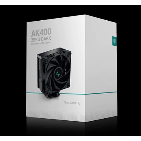 DeepCool AK400 AK 400 ZERO DARK CPU Cooler - FULL BLACK EDITION