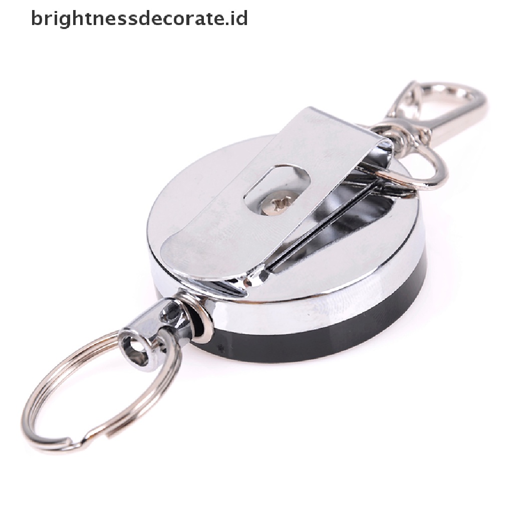 [Birth] Gantungan Kunci Tali Kawat Baja Tahan Banting sporty retractable alarm keychain  [ID] Baju Kaos Distro Pria Wanita Lengan Panjang [ID]