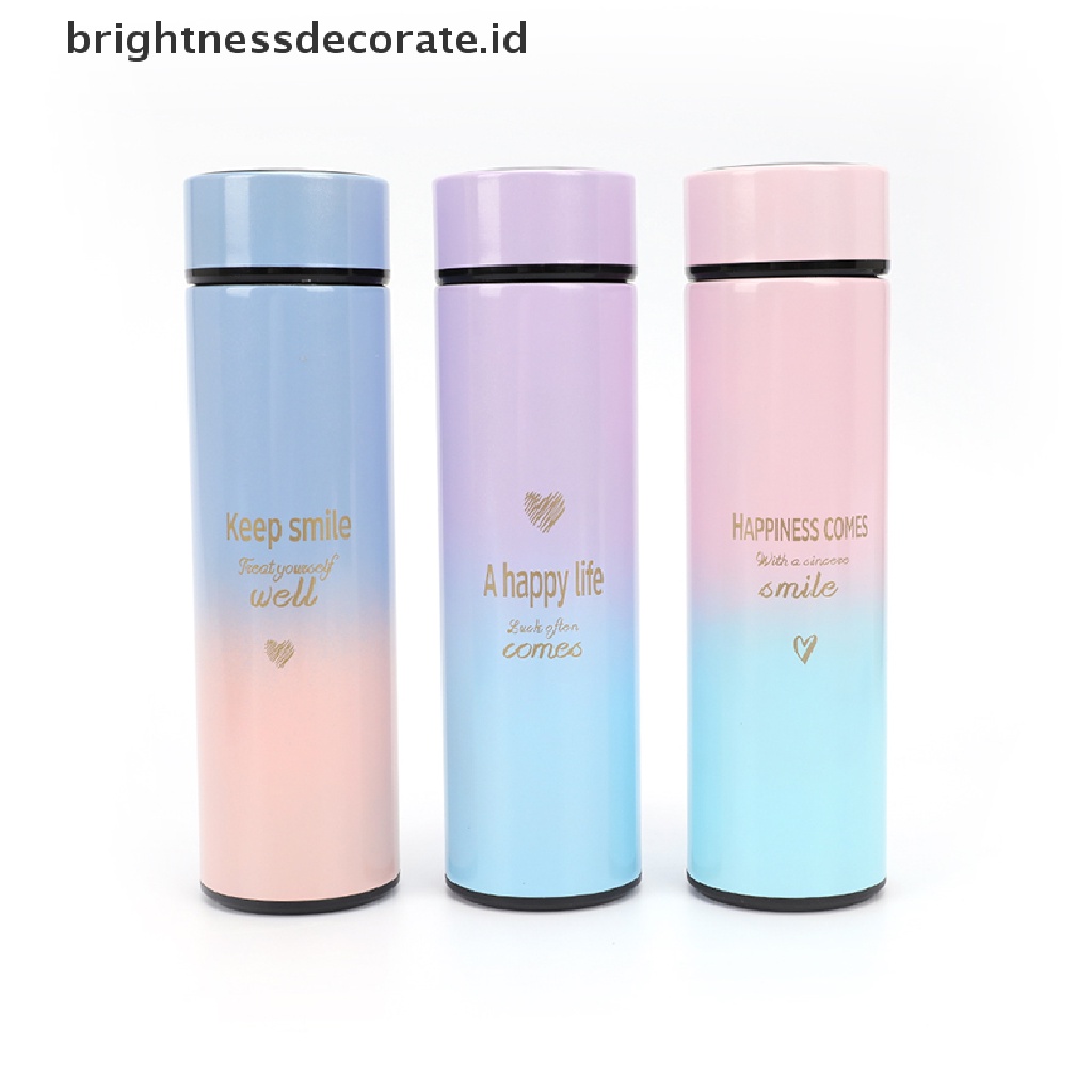 [Birth] 500ml Digital Temperature Display Smart Termos Botol Air Insulasi Cups [ID]