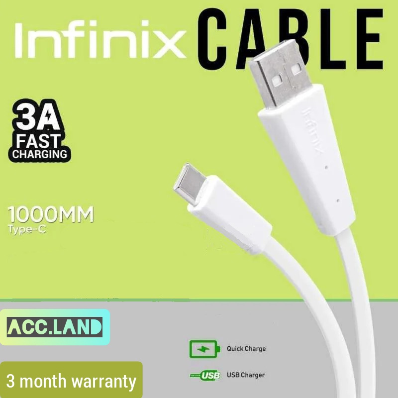 Kabel INFINIX FAST CHARGING TYPE C HOT 11 12  Zero 5 X #100CM