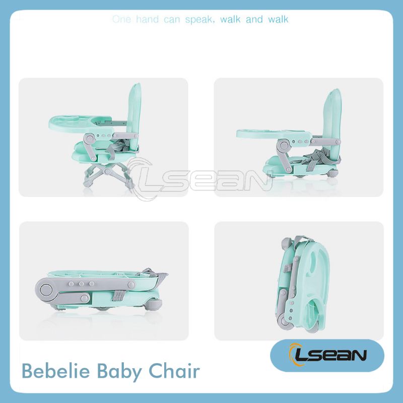 KURSI MAKAN LIPAT BAYI BEBELIE BABY CHAIR FOLDABLE