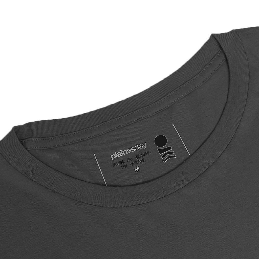 PLAIN Oversize T-Shirt - Dark Grey (Kaos Polos Oversize 24s)