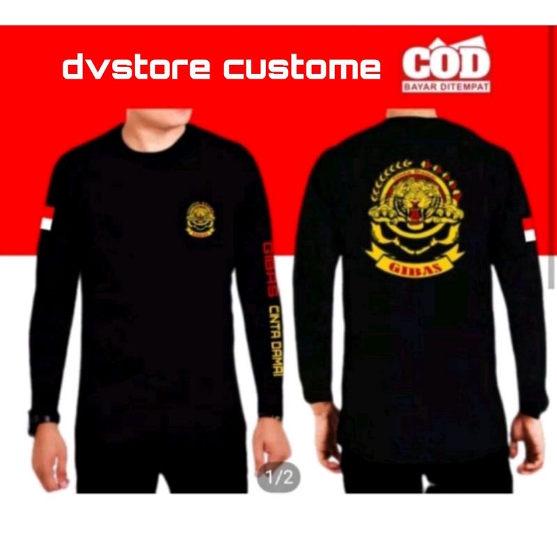 kaos gibas//kaos ormas gibas//kaos gibas cinta damai//atribut gibas//baju gibas