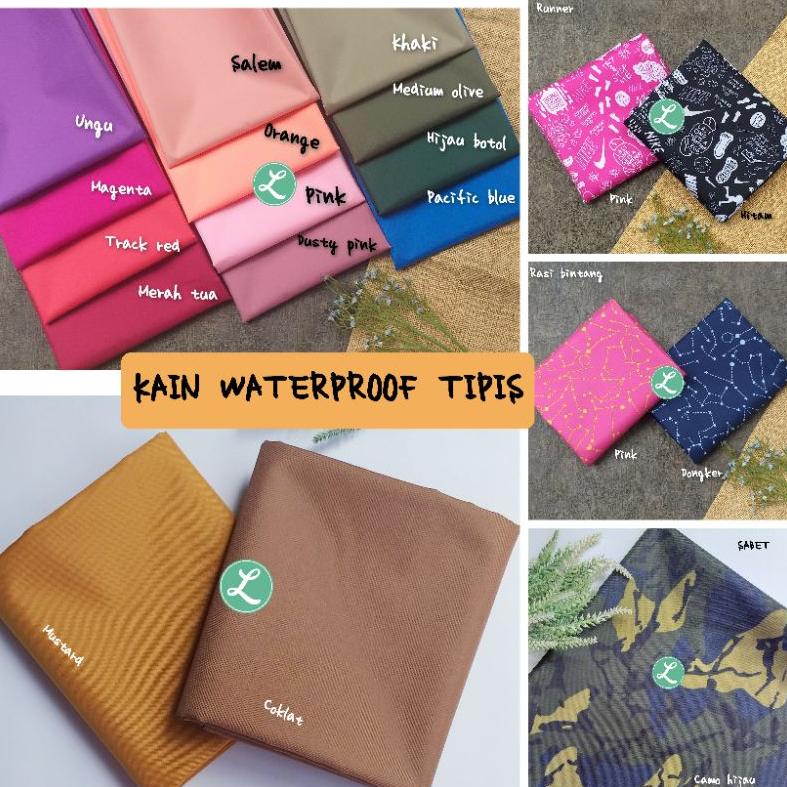 READY PROMO BAHAN INNER TAS / FURING WATERPROOF / BAHAN SHOPPING BAG / SABET WATERPROOF / CORDURA OX
