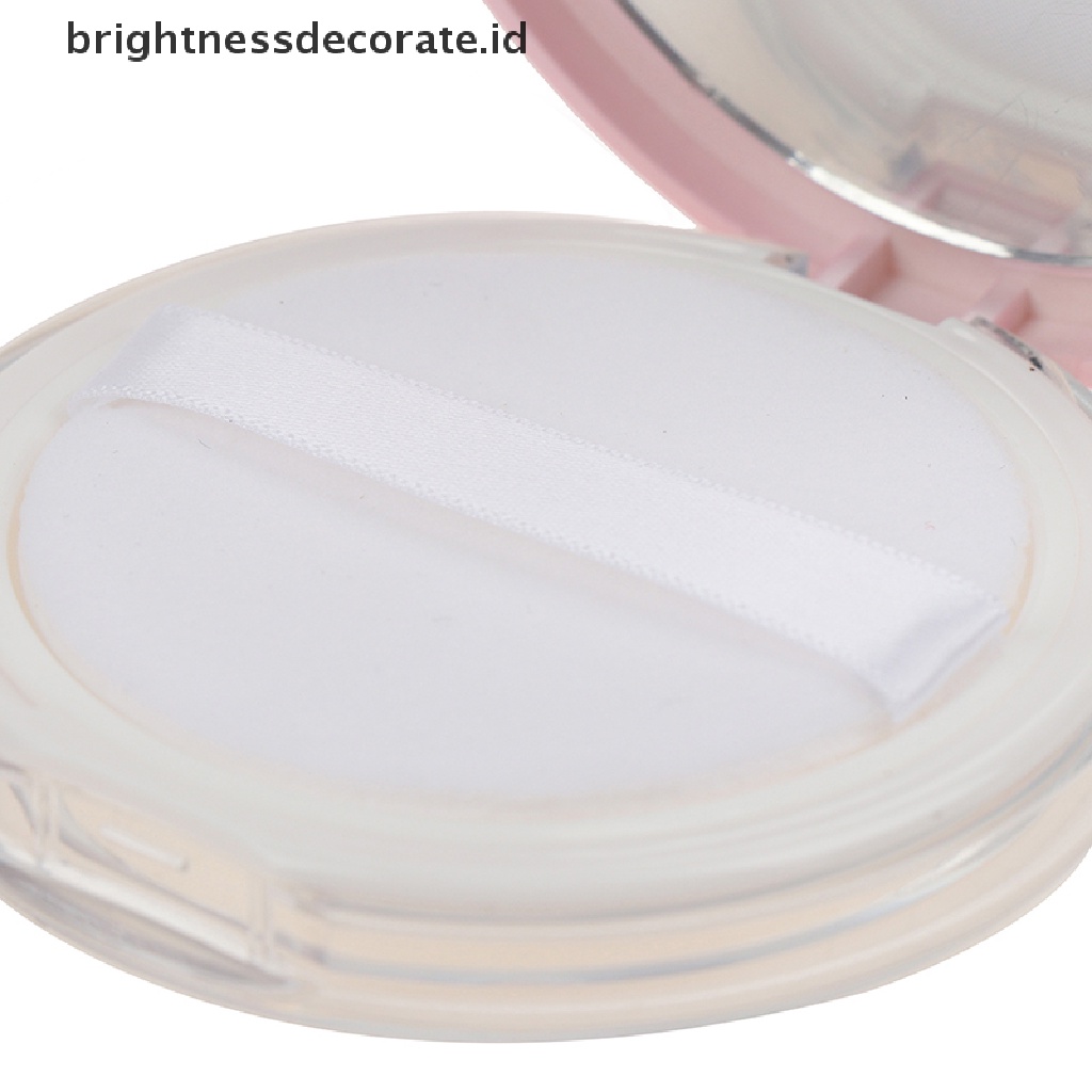 [Birth] Ayakan Kosmetik Kosong Portabel Loose Jar Container Puff Box Case Dengan Cermin [ID]