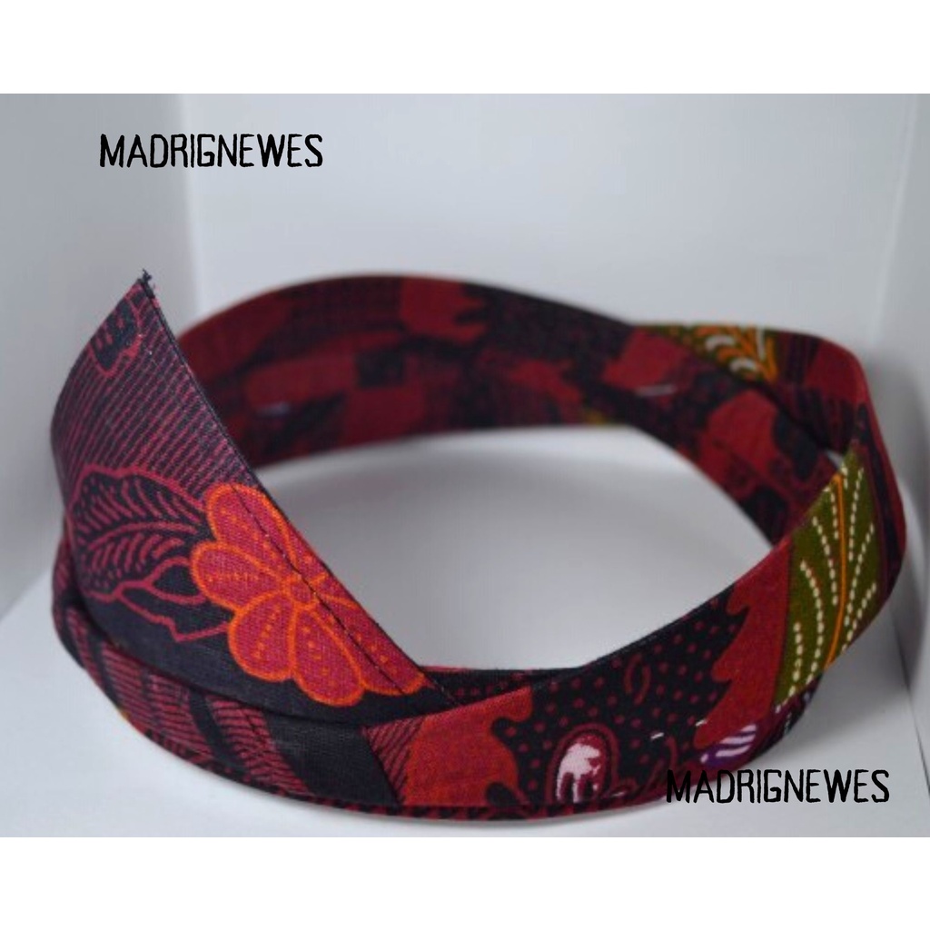 Udeng Blangkon Instan Warna Merah Khas Madura / Udeng Sakera / Odheng / Blankon Cak Madura Cak Surab