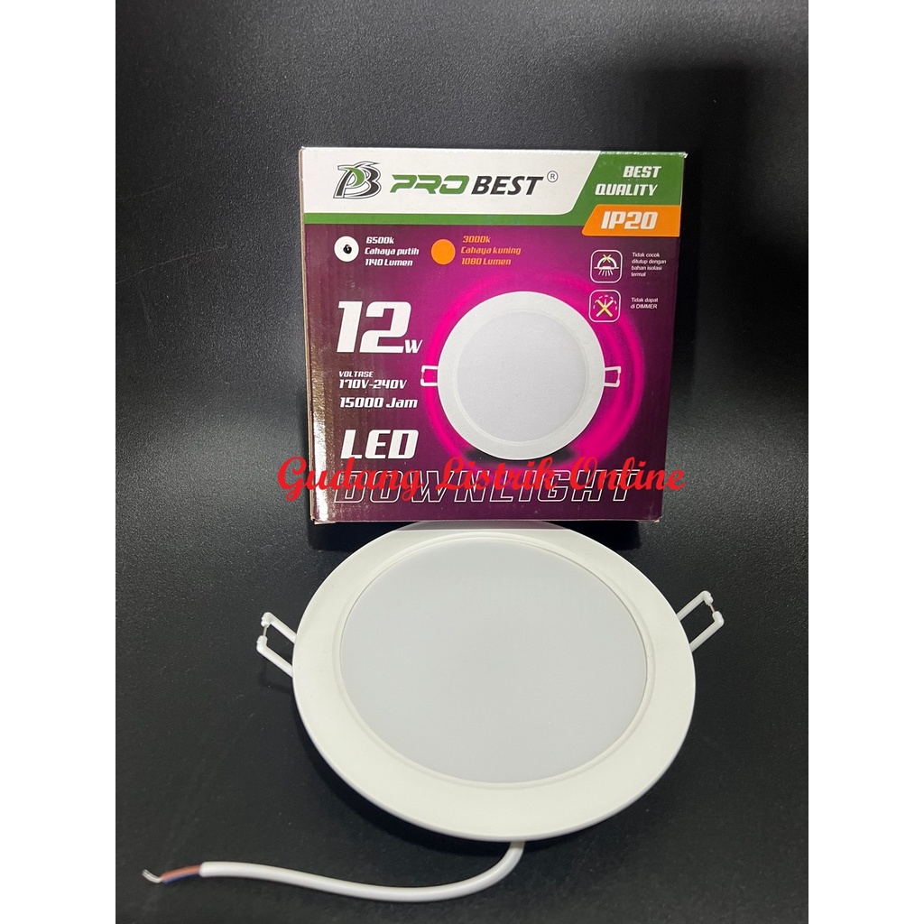 Lampu Downlight 6,9,12,18 Watt Probest / Led Panel