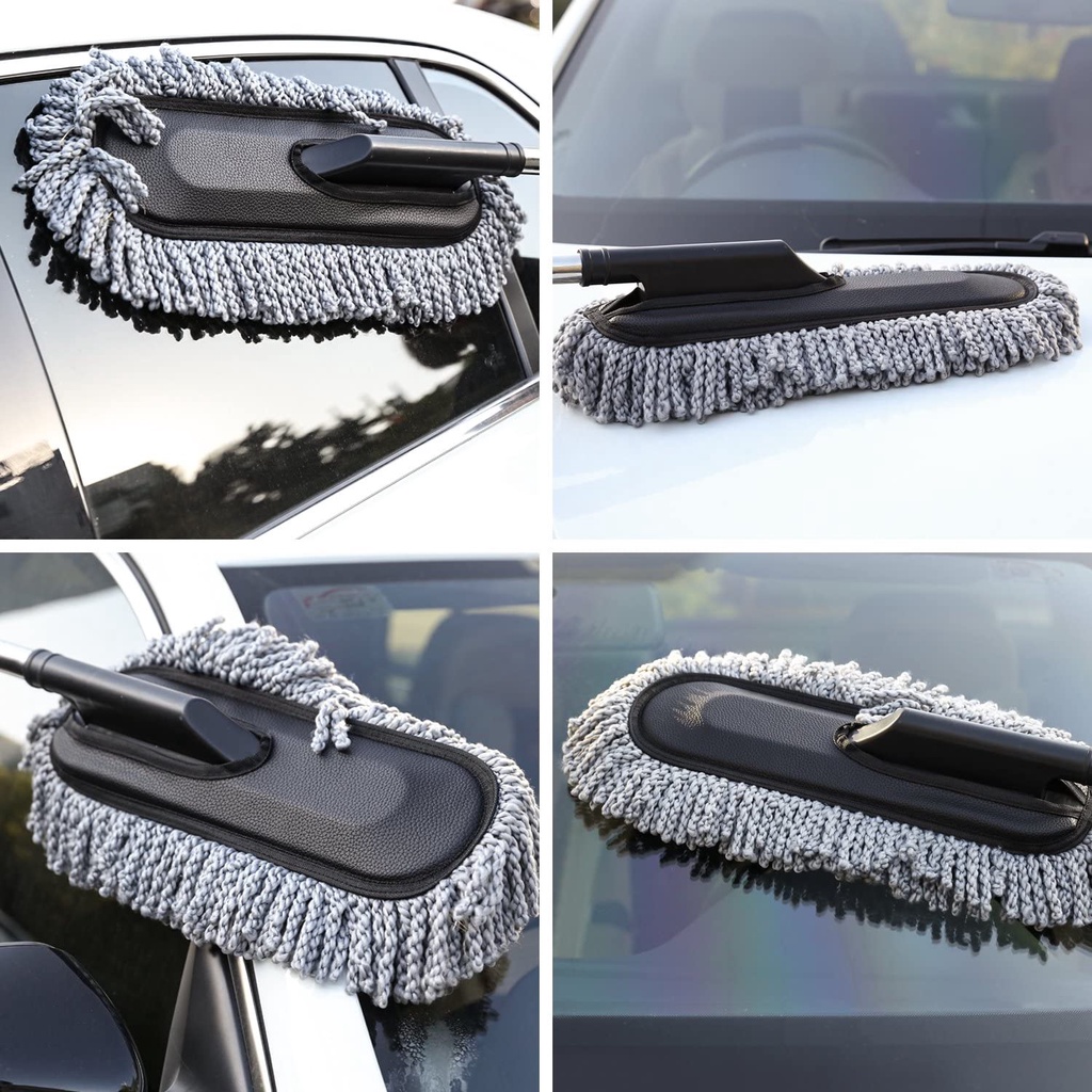 Kemoceng Microfiber Adjustable TEBAL Flat Car Microfiber Duster High Quality