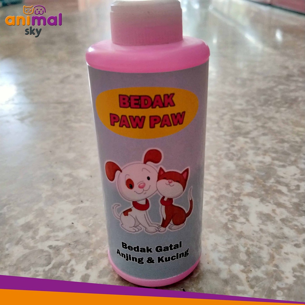 Bedak Gatal Kucing & Anjing / Bedak Paw Paw Bedak Anti Kutu