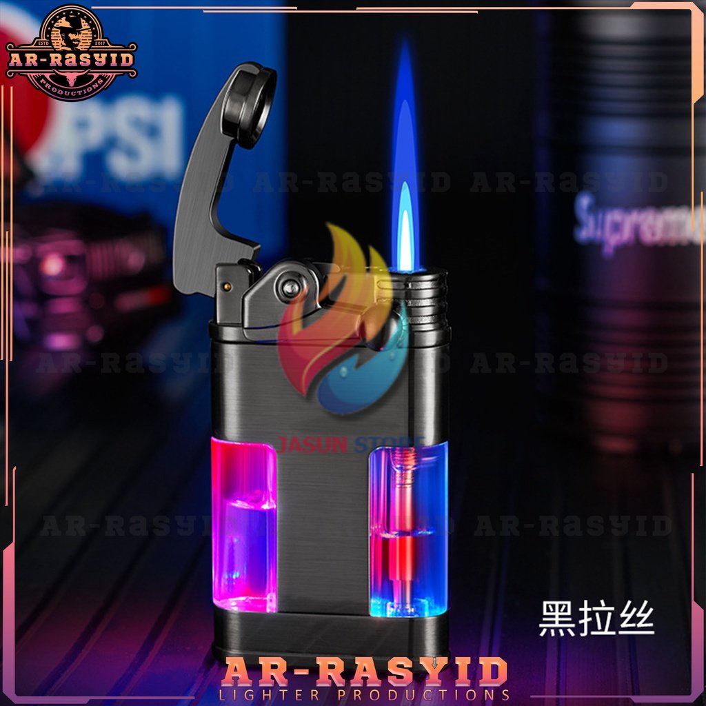 BISA COD! Korek Api Las Gas LED Rocker Lighter TH-612 2040