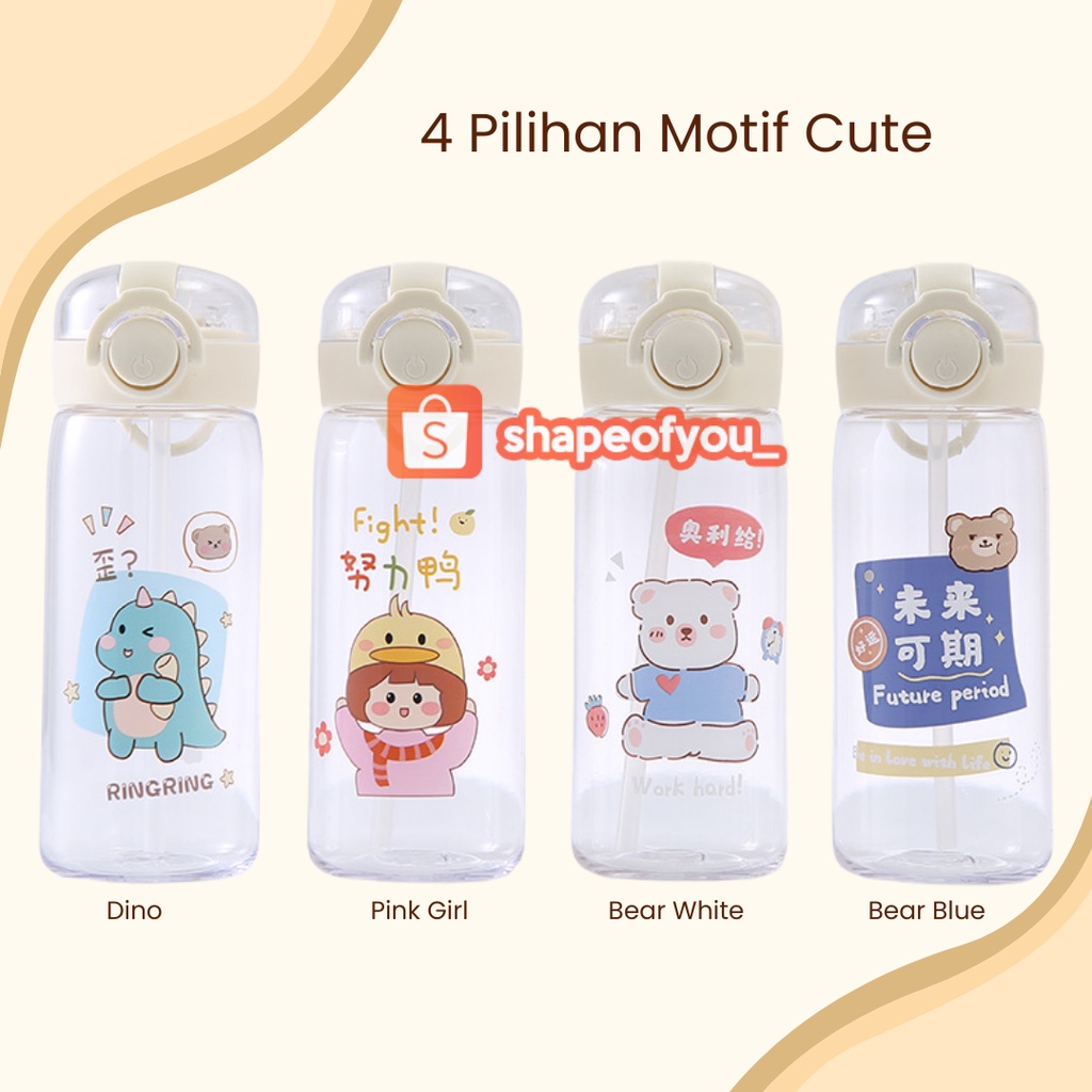 Botol Minum Anak Motif Kartun 400ml