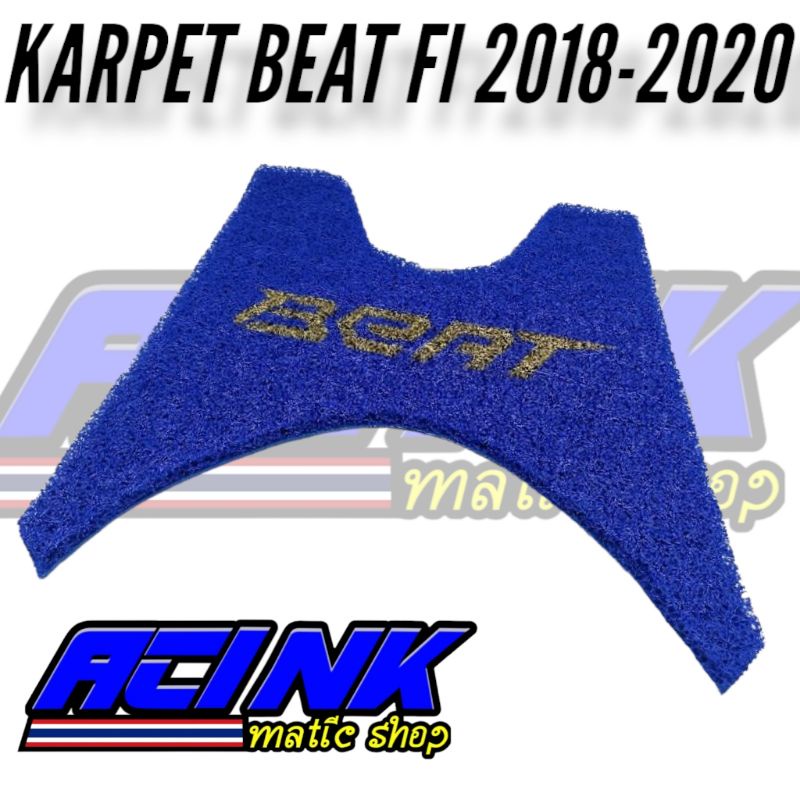 Karpet serabut motor beat fi 2018-2020 pijakan alas kaki motor beat deluxe