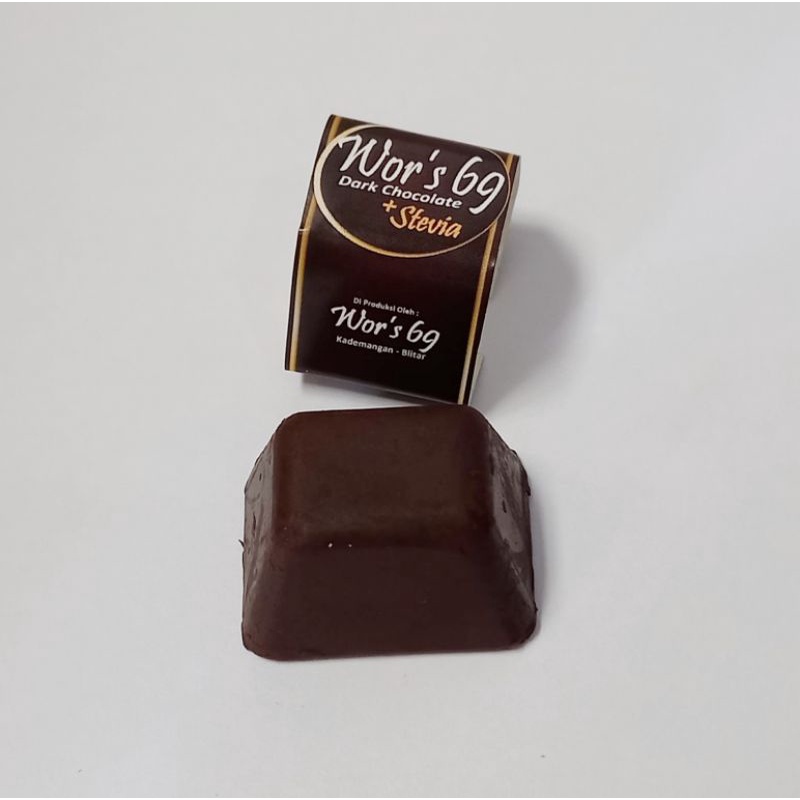 

Gooku 28 Store Permen Coklat Dark Premium Plus Stevia - Coklat Blitar