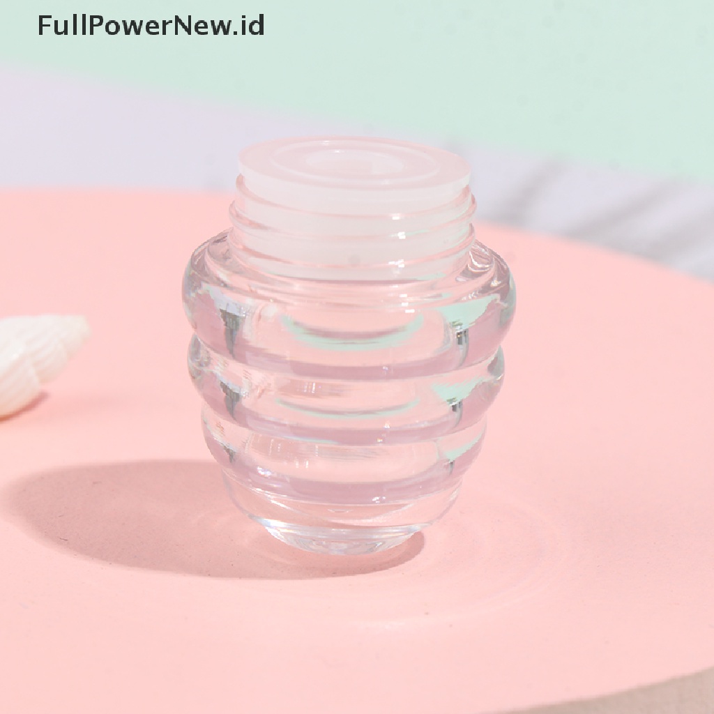 Power5/10pcs Wadah Tabung Lip Gloss Kosong Bening Botol Lip Balm Mini Isi Ulang ID