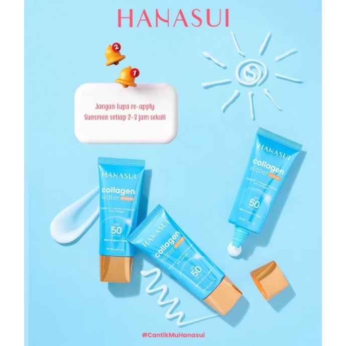 Hanasui collagen water sunscreen spf 50pa++++ | Spf 30 PA+++ | Hanasui Sunscreen