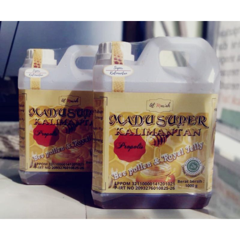 

Madu Super Kalimantan + Bee polen