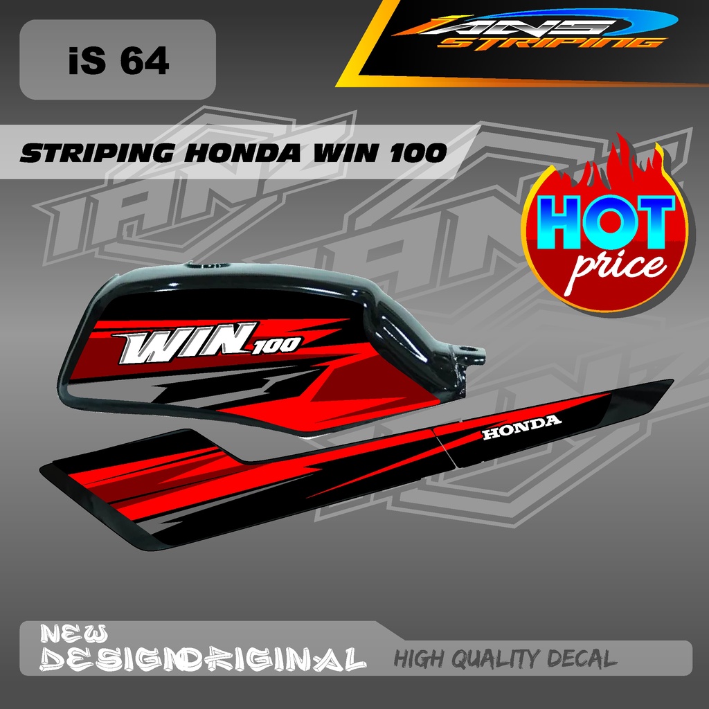 LIST TANGKI WIN100 CUSTOM DECAL HOLOGRAM / NON HOLOGRAM IS64