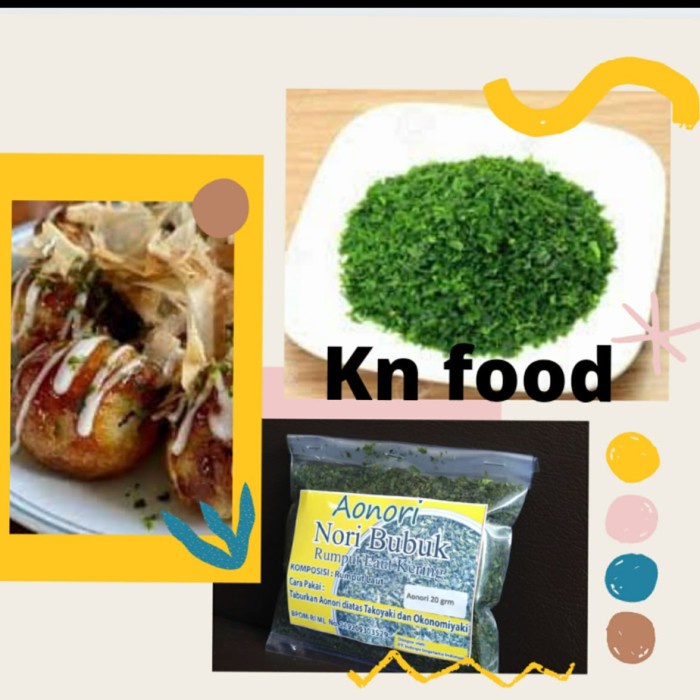 

AONORI 100gram Ao Nori Bubuk Taburan Takoyaki Laver Powder