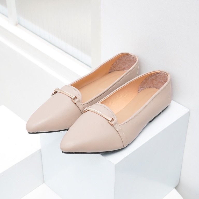 Deliwafa  - [Sepatu Wanita] Merkana Flatshoes