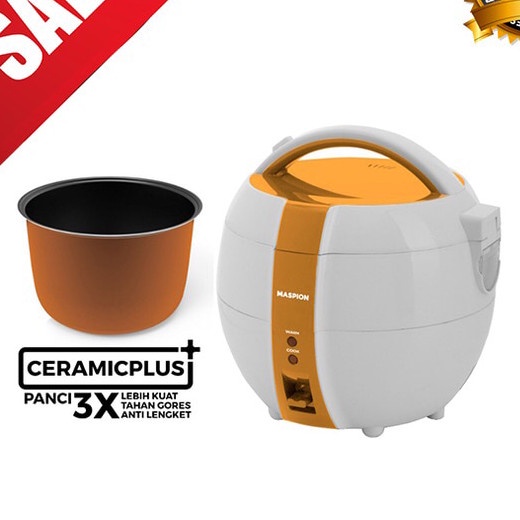 MASPION RICE COOKER MAGIC COM MINI 1LITER 3IN1 MRJ1039 MRJ-1039