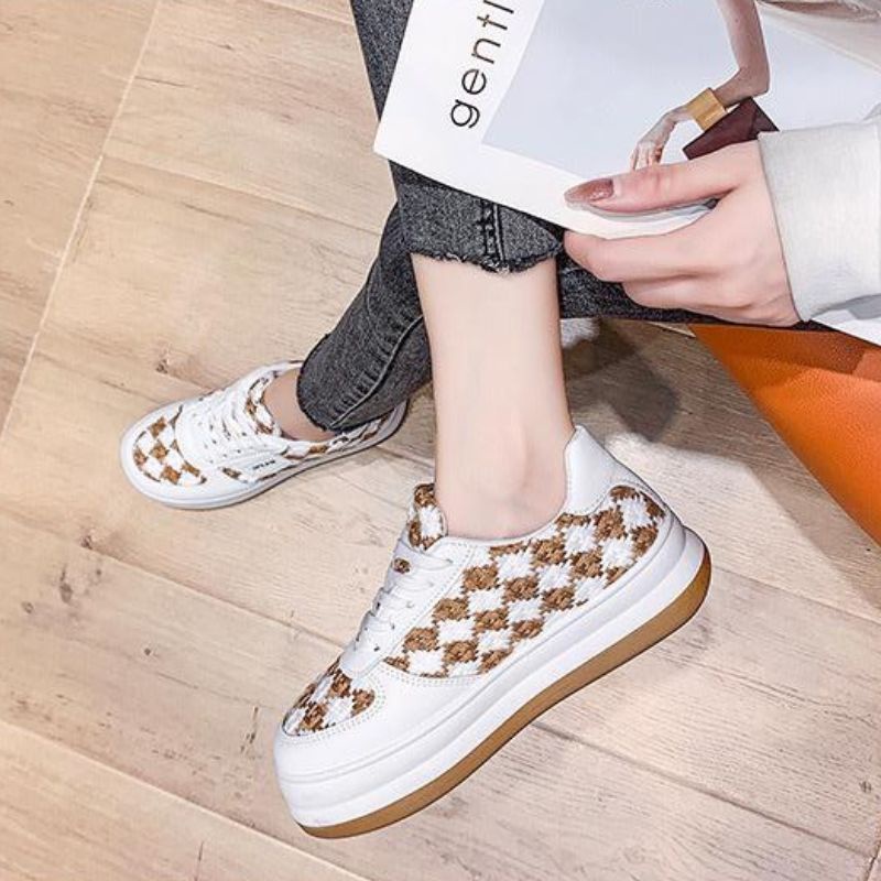 RYX - Knit Comfy Sepatu Sneakers Tali Wanita Fashion Casual / Olahraga - Ori Import