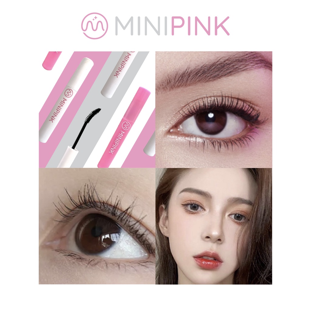 Minipink Maskara Vol.01 &amp; Vol.02 Long Lengthening Volume Waterproof Longlasting Mascara MP007